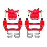 Power Stop 09-13 Subaru Forester Rear Red Calipers w/Brackets - Pair