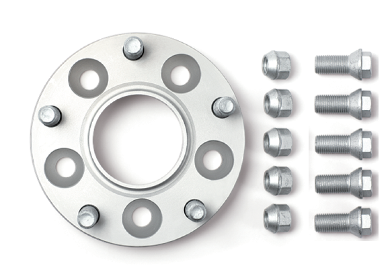 H&R Trak+ 20mm Wheel Adapter Audi/VW wheels 5/100 - 57.1 CB - 14x1.5 to 4/100 - 57.1 CB - 12x1.5 - eliteracefab.com