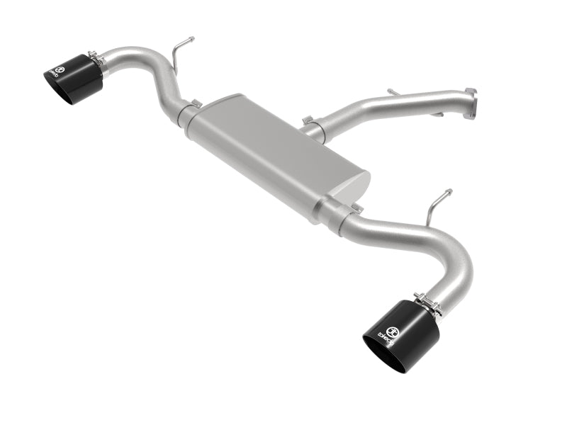 aFe Takeda Series 2.5in 409 SS Axle-Back Exhaust 18-20 Hyundai Elantra GT L4-1.6L(t) w/ Black Tips aFe