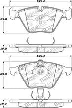 Load image into Gallery viewer, STOPTECH PERFORMANCE 07-09 BMW E90/E92/E93 335I COUPE/SEDAN FRONT BRAKE PADS D918, 309.09180 - eliteracefab.com