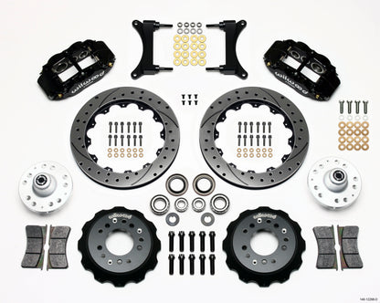 Wilwood Narrow Superlite 6R Front Hub Kit 12.88in Drilled 79-87 GM G Body Wilwood