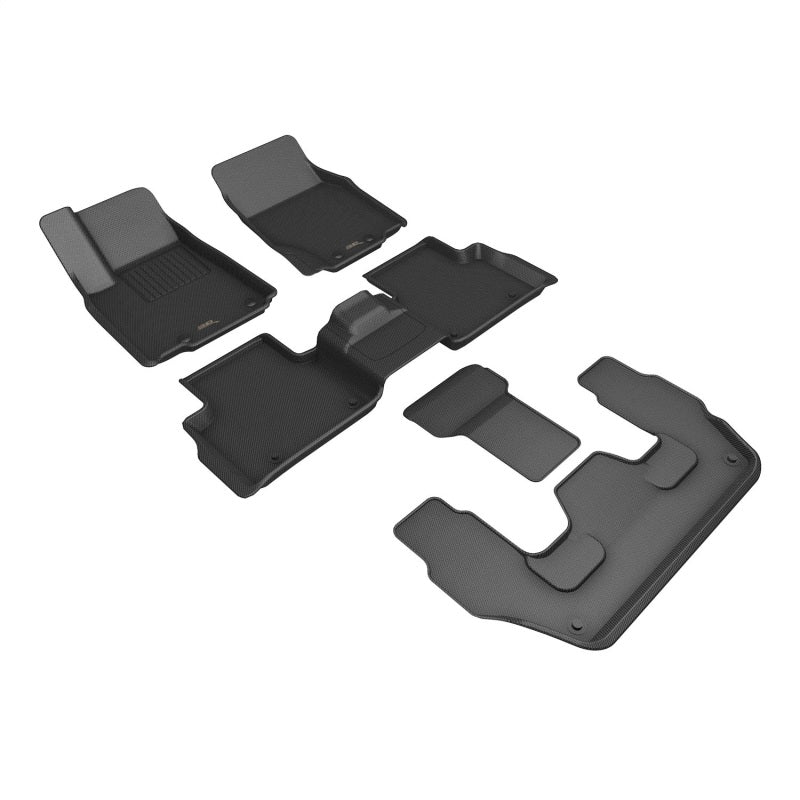 3D Maxpider 22-24 Jeep Grand Cherokee (Wl) L 6-Seat Kagu Black R1 R2 R3 3D MAXpider