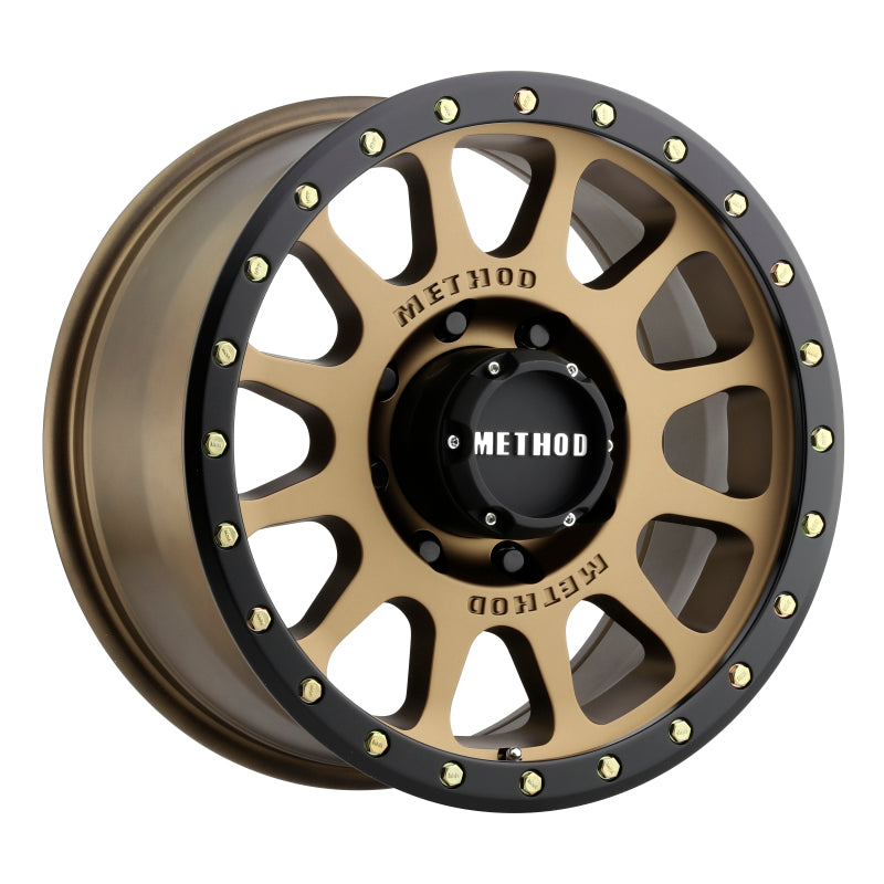 Method MR305 NV 17x8.5 0mm Offset 8x170 130.81mm CB Method Bronze/Black Street Loc Wheel - eliteracefab.com