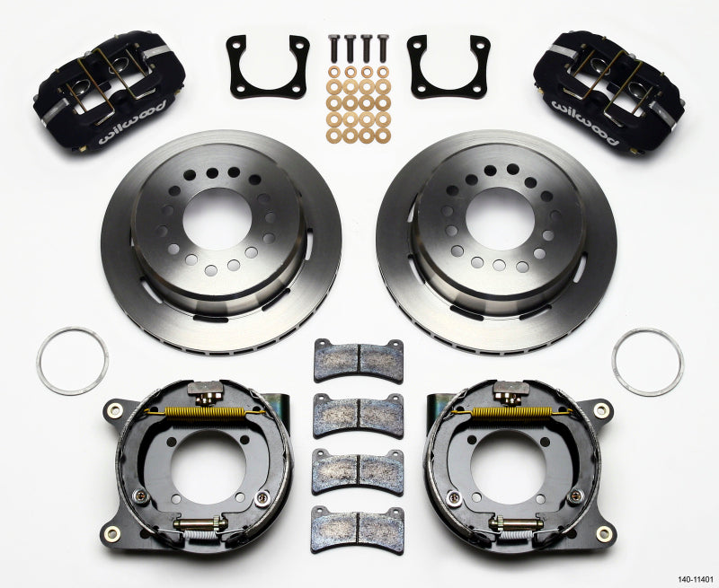 Wilwood Dynapro Low-Profile 11.00in P-Brake Kit Chevy 12 Bolt Spcl 2.81in Offset Wilwood