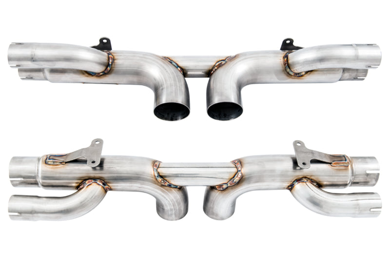 AWE Tuning Porsche 991 GT3 / RS Center Muffler Delete - Diamond Black Tips AWE Tuning