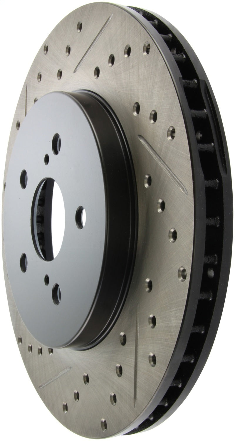 StopTech 04 Lexus RX330 SportStop Slotted & Drilled Right Rear Rotor Stoptech