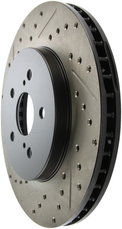 StopTech 04 Lexus RX330 SportStop Slotted & Drilled Right Rear Rotor Stoptech