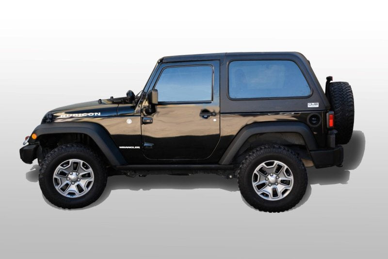 DV8 Offroad 07-18 Jeep Wrangler JK 2 Piece Fast Back Hard Top 2 Door - eliteracefab.com