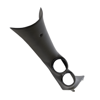 Autometer 07-08 Chevy Silverado/Duramax / 07-08 GMC Sierra/Duramax Black Dual Pillar Pod