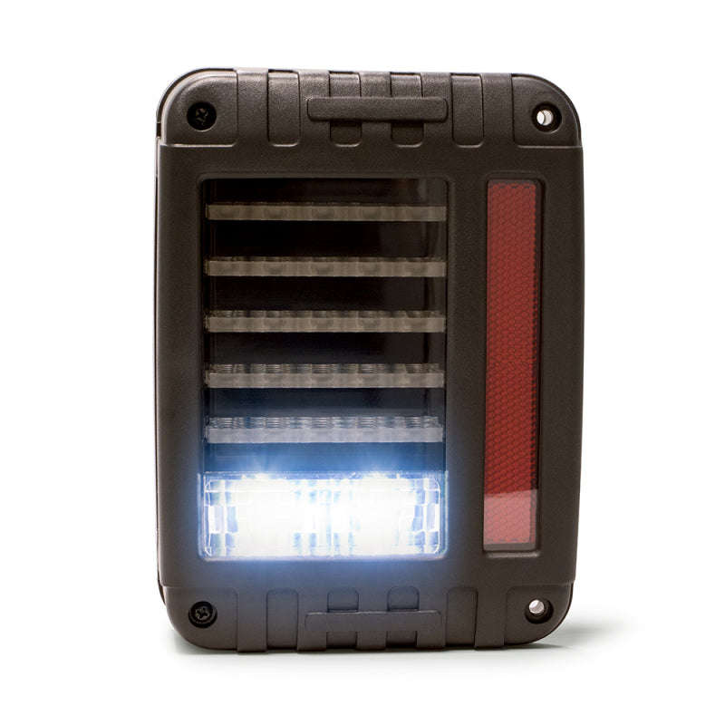 DV8 Offroad 07-18 Jeep Wrangler JK Horizontal LED Tail Light - eliteracefab.com