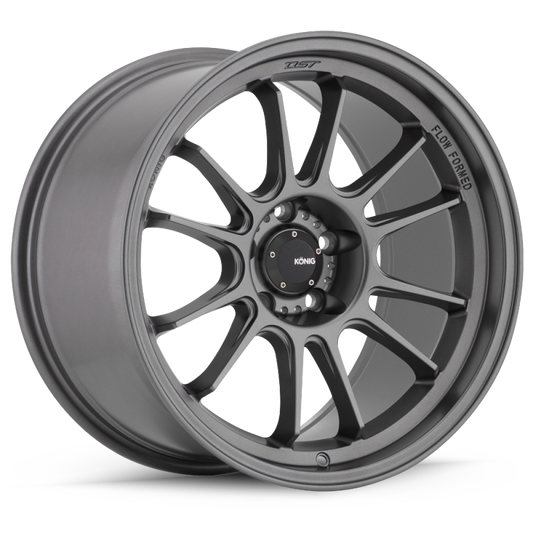 Konig Hypergram 18x10.5 5x114.3 ET25 Matte Grey - eliteracefab.com
