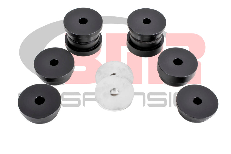 BMR CRADLE BUSHING KIT REAR DELRIN BLACK (2015+ MUSTANG) - eliteracefab.com