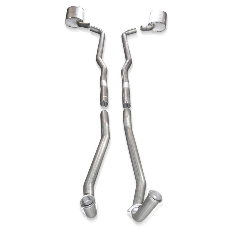 Stainless Works 1963 Corvette Exhaust 2-1/2in Factory Connect Stainless Works