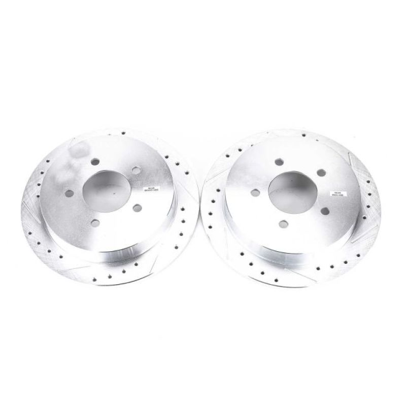 Power Stop 00-02 Ford Expedition Rear Evolution Drilled & Slotted Rotors - Pair - eliteracefab.com