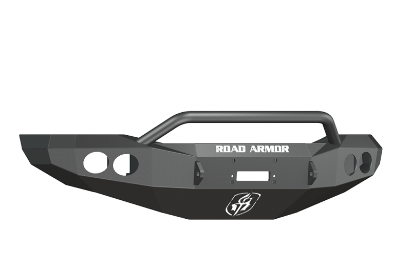 Road Armor 06-08 Dodge 1500 Stealth Front Winch Bumper w/Pre-Runner Guard - Tex Blk Road Armor