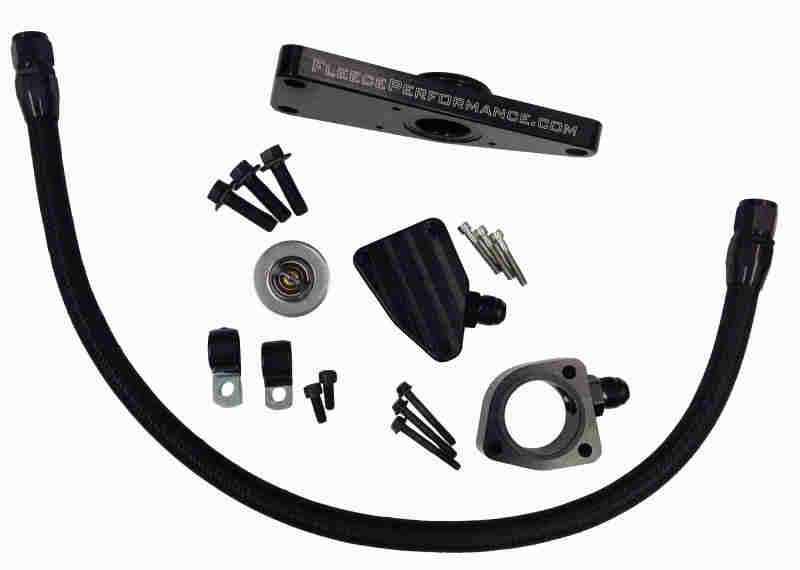 Fleece Performance 03-07 Dodge 5.9L / 04.5-12 6.7L Cummins Coolant Bypass Kit (03-07 Manual Trans) - eliteracefab.com