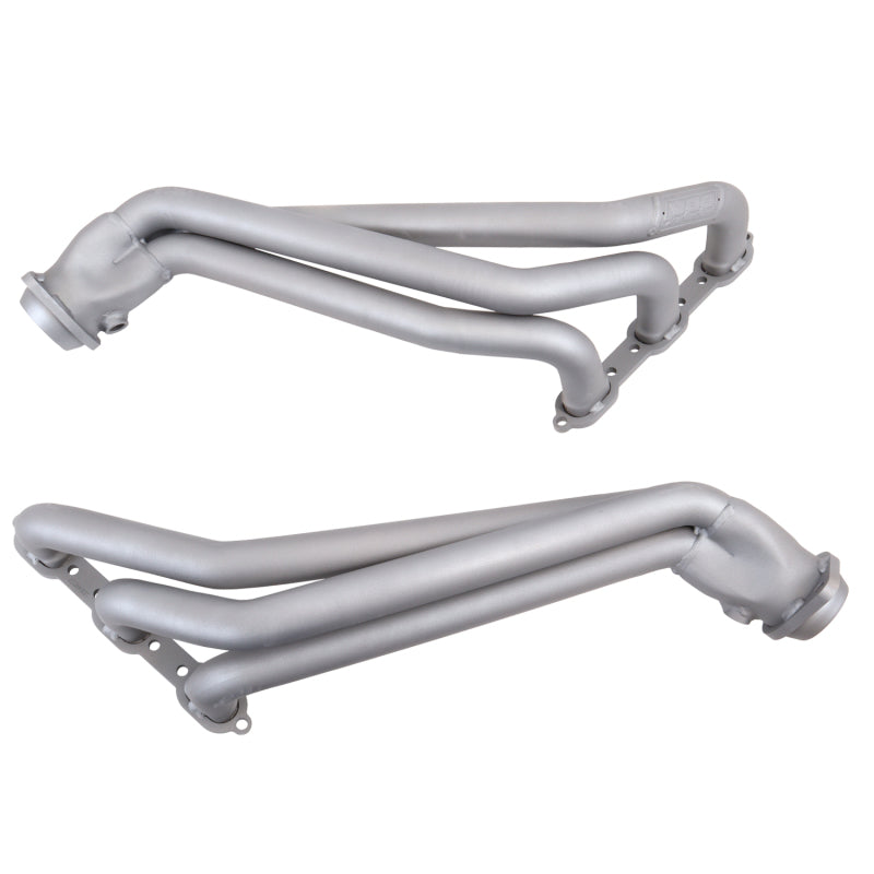 BBK 05-10 Dodge Challenger V6 Long Tube Exhaust Headers And Y Pipe And Converters - 1-5/8 Chrome BBK
