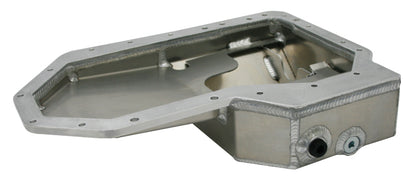 Moroso Mitsubishi Evo 10 (w/Factory AC) Road Race Baffled Extra Capacity Aluminum Oil Pan - eliteracefab.com