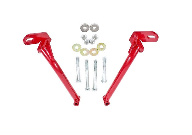 BMR CONTROL ARM REINFORCEMENT BRACES RED (78-87 G-BODY) - eliteracefab.com