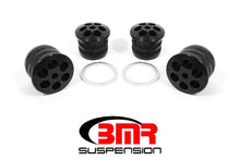 Load image into Gallery viewer, BMR 08-18 DODGE CHALLENGER ALUMINUM REAR CRADLE BUSHINGS KIT - BLACK ANODIZED - eliteracefab.com