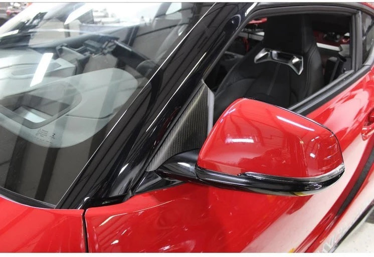 AMS Anti-Wind Buffeting Kit | 2020-2021 Toyota Supra - Matte Carbon - eliteracefab.com