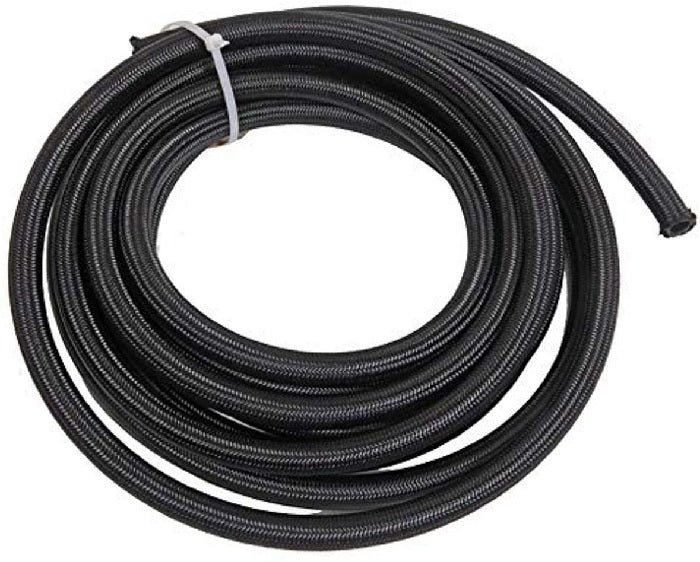 Fragola Performance Systems 841510 -10AN Premium Black Nylon Race Hose - 15 Feet Fragola