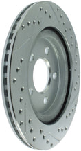 Load image into Gallery viewer, StopTech Select Sport 05-10 Ford Mustang GT Slotted and Drilled Rear Right Rotor - eliteracefab.com