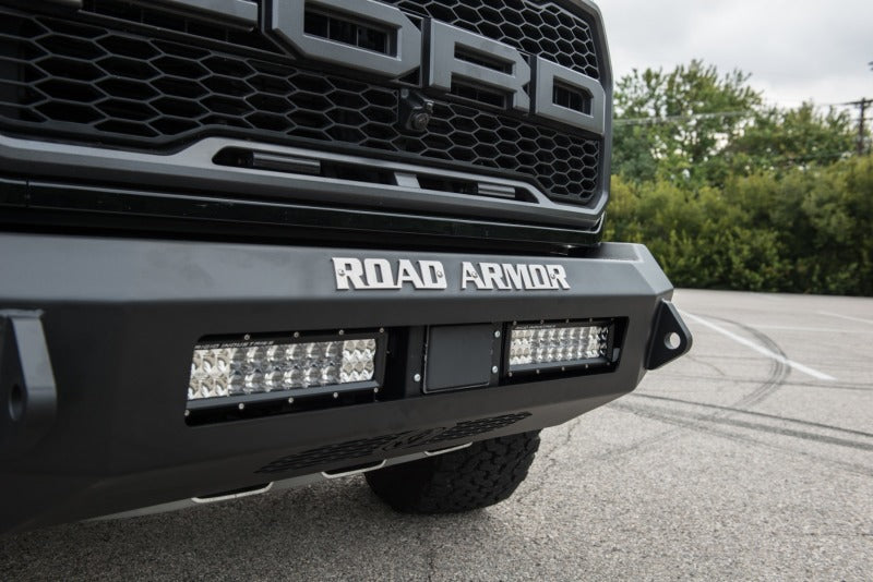 Road Armor 17-20 Ford Raptor Stealth Front Non-Winch Bumper - Tex Blk Road Armor