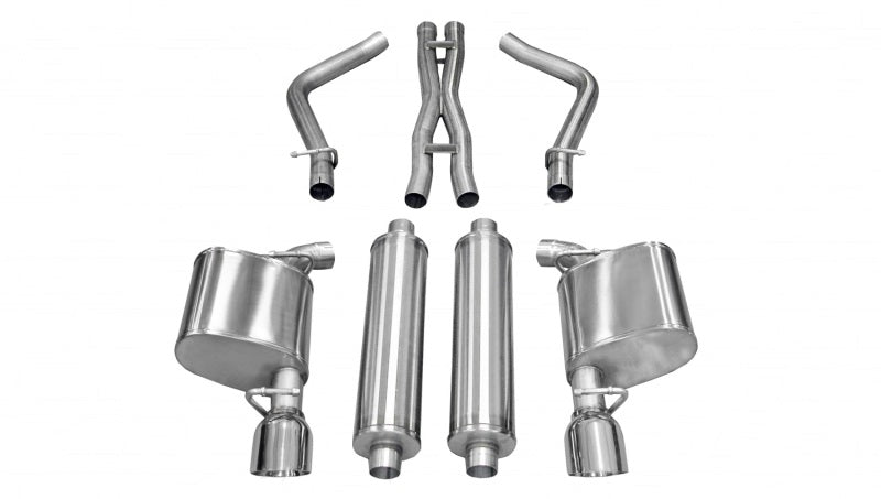 Corsa 11-13 Chrysler 300 R/T 5.7L V8 Polished Sport Cat-Back Exhaust CORSA Performance