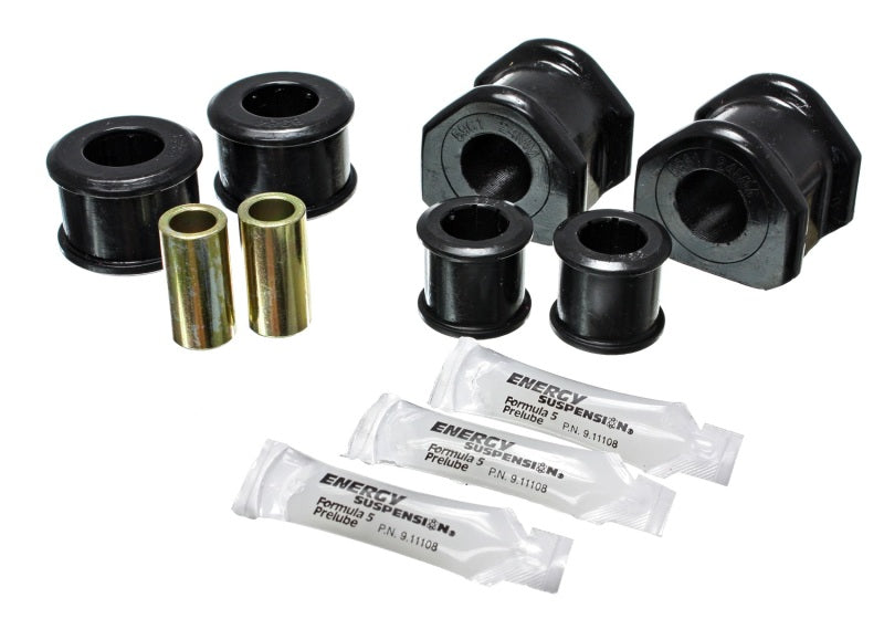 Energy Suspension 11-13 Ford Mustang Black 24mm Rear Sway Bar Bushings - eliteracefab.com