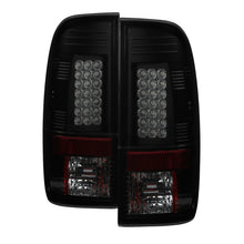 Load image into Gallery viewer, Spyder Ford F150 side 97-03/F250 Super Duty 99-07 LED Tail Lights Blk Smke ALT-YD-FF15097-LED-BSM - eliteracefab.com