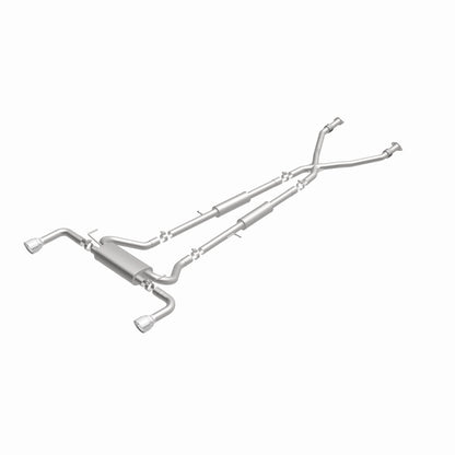 MagnaFlow 14 Infiniti Q50 V6 3.7L Cat-Back Polished Stainless Tips Dual Split Rear Exit Exhaust Magnaflow