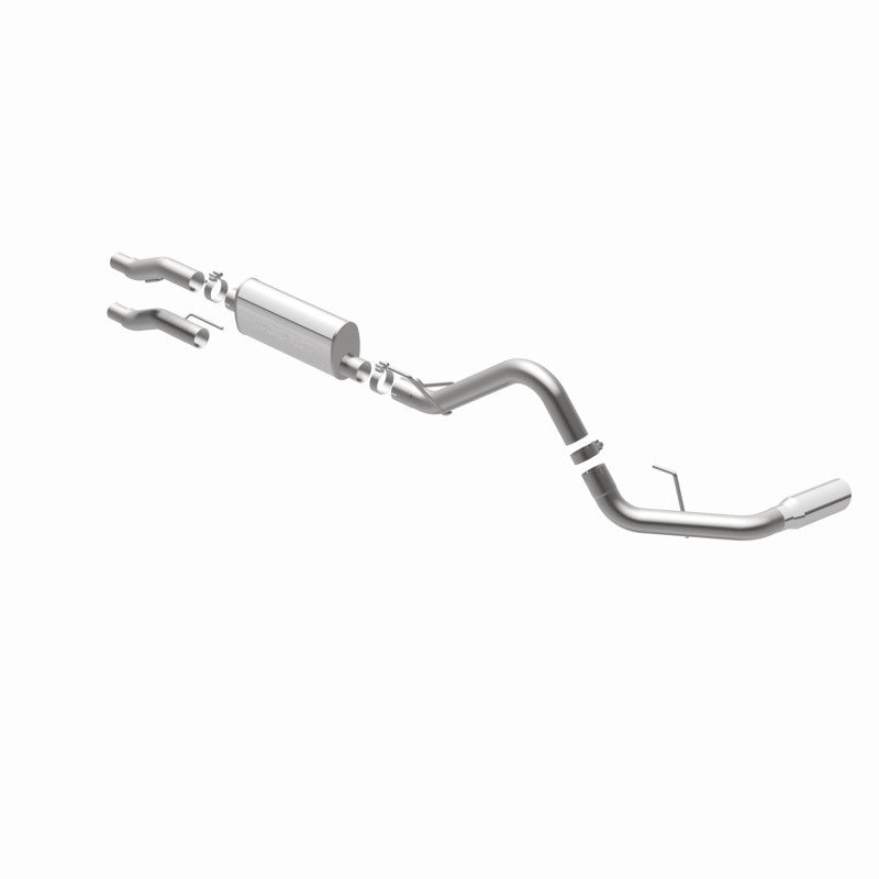 MagnaFlow 11 Ford F-150 3.7L/5.0L/6.2L SS Catback Exhaust Single Rear Side Exit w/ 4in SS Tips Magnaflow