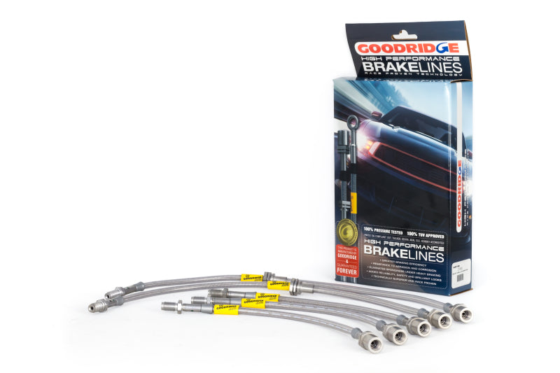 Goodridge 8/84-7/87 Toyota Corolla GTS - Rear Disc Brake Lines - eliteracefab.com