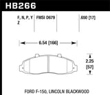 Hawk Performance LTS Brake Pads - HB266Y.650