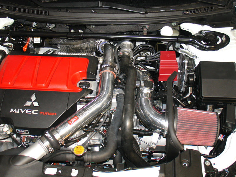 Injen 2008-14 Mitsubishi Evo X 2.0L 4Cyl Polished Short Ram Intake - eliteracefab.com