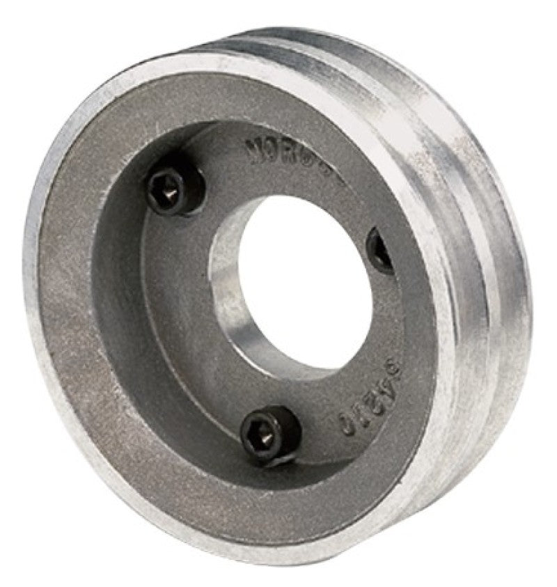 Moroso Chevrolet Small Block 302-350 (w/Long Pump) Crankshaft Pulley - Single Groove - Cast Aluminum Moroso