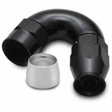 Vibrant -8AN 150 Degree Hose End Fitting for PTFE Lined Hose