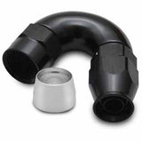 Vibrant -10AN 150 Degree Hose End Fitting for PTFE Lined Hose