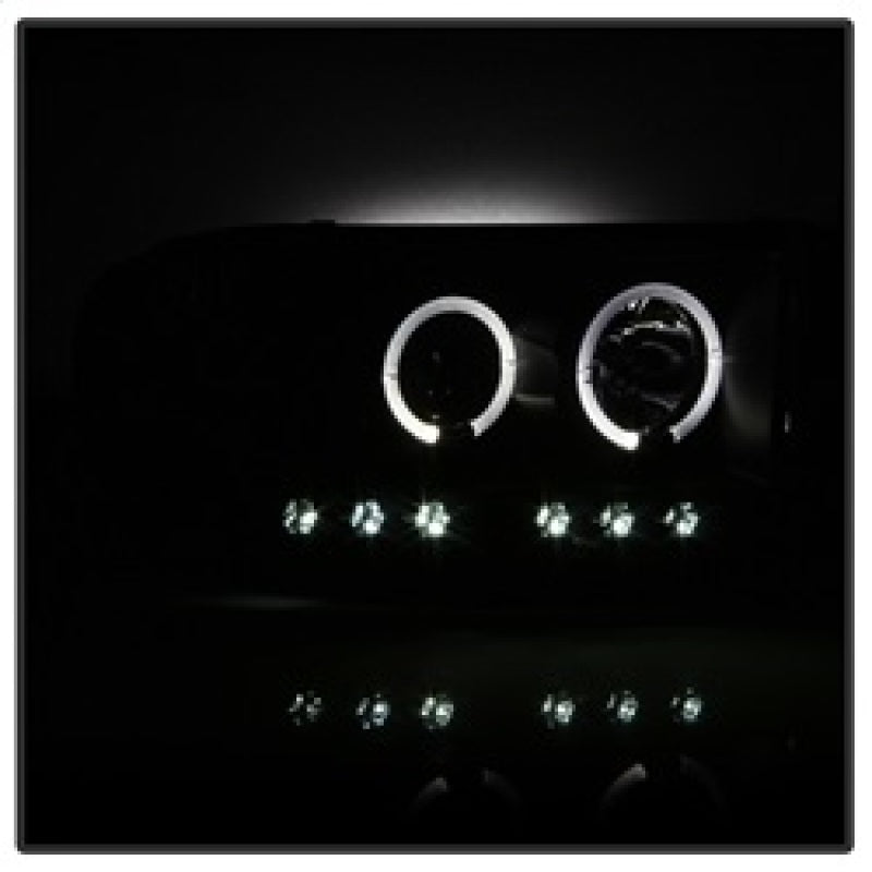 Spyder Dodge Ram 1500 02-05 03-05 Projector Headlights LED Halo LED Blk Smke PRO-YD-DR02-HL-BSM - eliteracefab.com