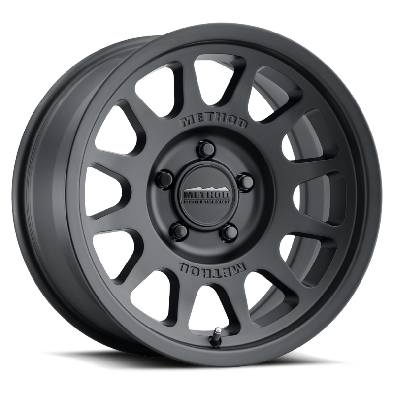 Method MR703 17x8.5 +25mm Offset 5x5 71.5mm CB Matte Black Wheel - eliteracefab.com