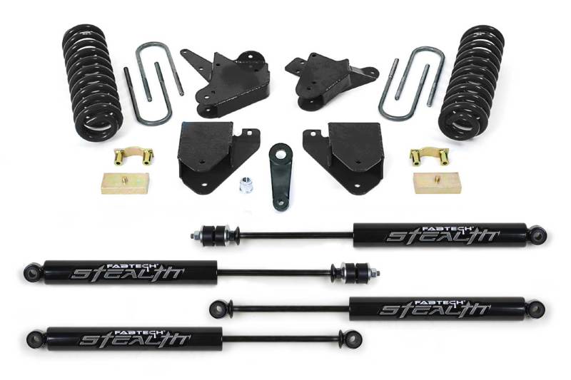 Fabtech 08-10 Ford F250 2WD V10 & Diesel 6in Basic System w/Stealth Shocks - eliteracefab.com