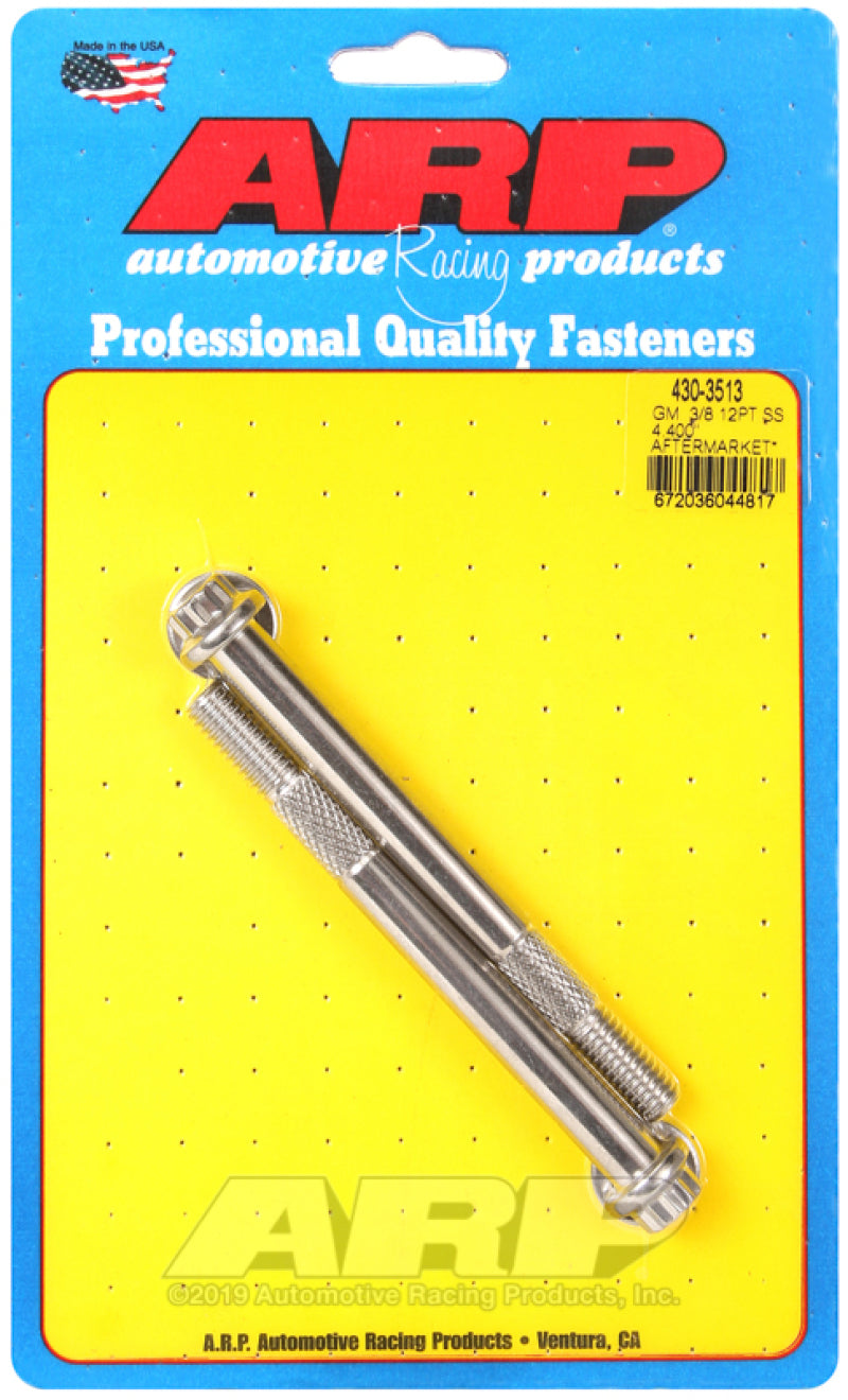 ARP GM 3/8 X 4.400in 12pt SS Starter Bolt Kit ARP
