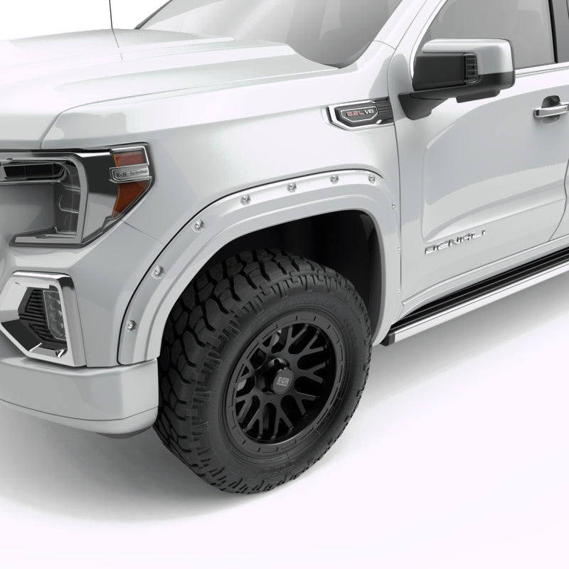 EGR 19-23 Gmc Sierra 1500 Summit Traditional Bolt-On Look Fender Flares White Set Of 4