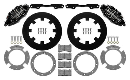 Wilwood 17-21 Can-Am X3RS Black 6-Piston Rear Kit 11.25in - Undrilled Rotors Wilwood
