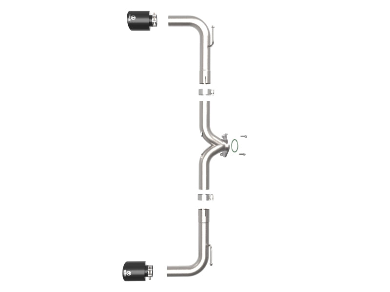 aFe Takeda 2-1/2in 304 SS Axle-Back Exhaust w/ Black Tip 14-18 Mazda 3 L4 2.0L/2.5L aFe