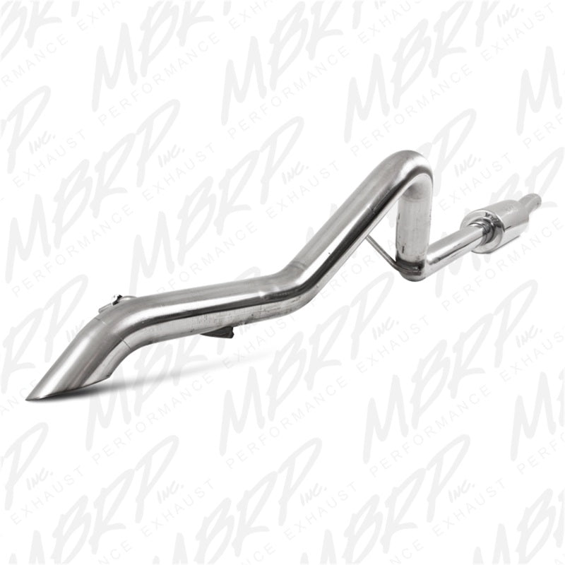 MBRP 2007-2009 Jeep Wrangler (JK) 3.8L V6 4 dr Off-Road Tail Pipe Muffler before Axle - eliteracefab.com