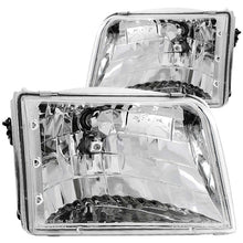 Load image into Gallery viewer, ANZO USA Ford Ranger Crystal Headlights Chrome; 1993-1997 - eliteracefab.com