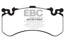 Load image into Gallery viewer, EBC 11+ Audi A8 Quattro 6.3 (Cast Iron Rotors) Yellowstuff Front Brake Pads - eliteracefab.com