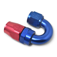 Load image into Gallery viewer, Russell Performance -6 AN Red/Blue 180 Degree Full Flow Swivel Hose End (With 9/16in Radius)